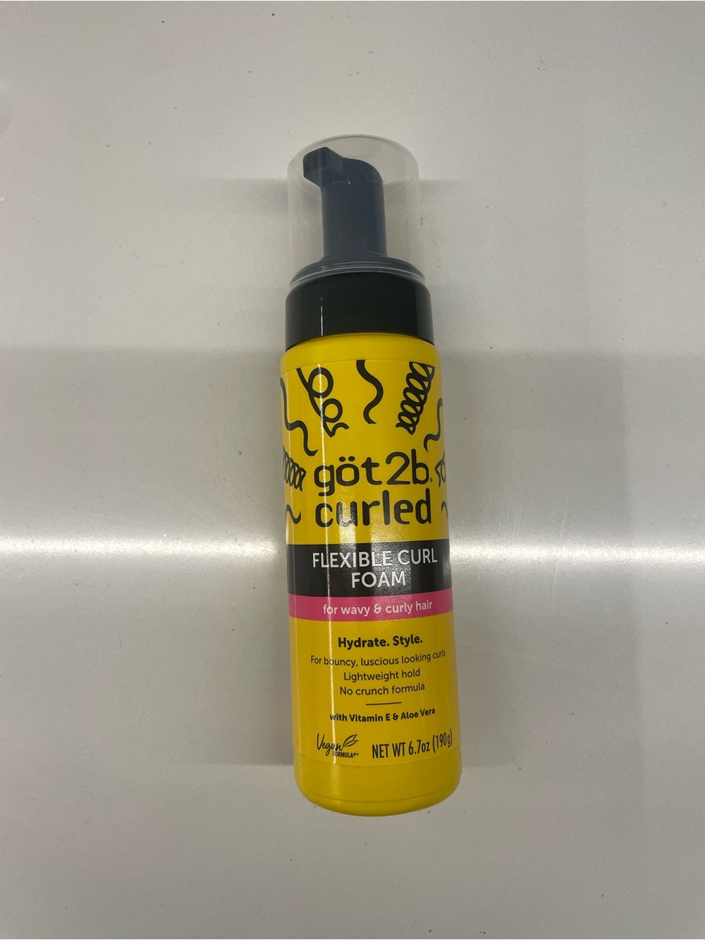 Curled Flexible Curl Foam - Yellow